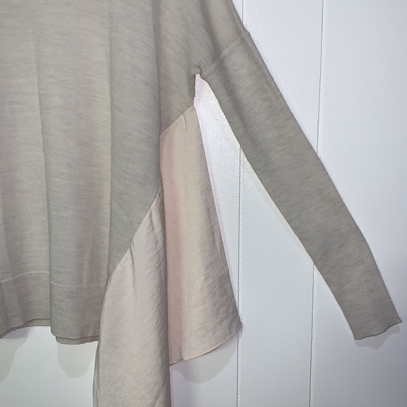 All Saints Alda asymmetrical turtle neck sweater. 100% merino wool. - Picture 7 of 11